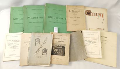 [Bourgogne] [Saône et Loire]. 11 volumes...