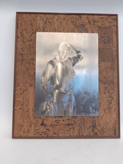 Mick MICHEYL (1922-2019)
Le travailleur 
Plaque...