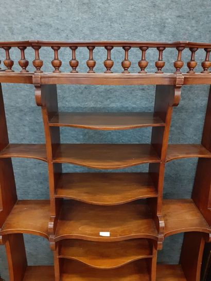 Etagère en bois naturel moderne
H : 165.5...