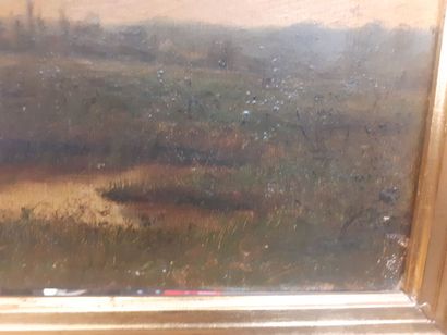 Promenade en bord de fleuve
Huile sur toile...