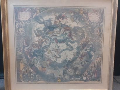 D'après Henricus Hondius 
Carte céleste 
44...