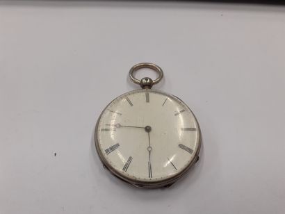 Montre de poche en argent 