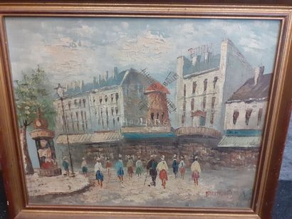 BELLINGS 
Le mouling rouge 
39 x 49 cm 