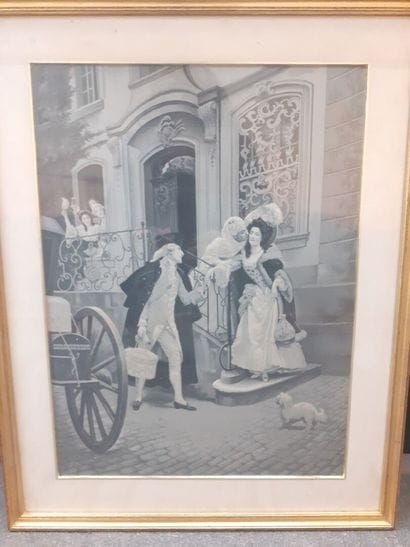J. GIRARDE 
Départ de la jeune mariée 
Impresson...