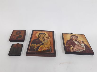 lot de trois icones (deux grandes et une...