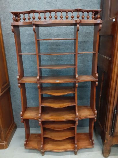 Etagère en bois naturel moderne
H : 165.5...