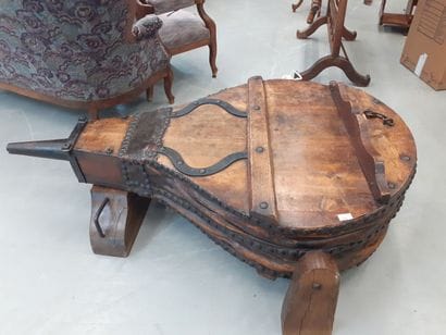 Important soufflet de forge 
L : 155 l :...