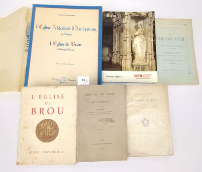 [Ain]. Un ensemble de 6 volumes sur Brou...