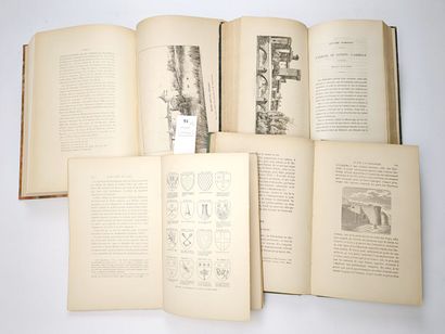 Un lot de 4 ouvrages sur l'histoire Lyonnaise,...