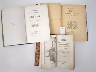 Un lot de 3 ouvrages sur l'Eglise de Brou

CHARVET :...