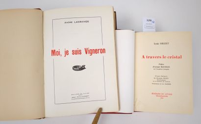 LAGRANGE (André). Moi, je suis vigneron....