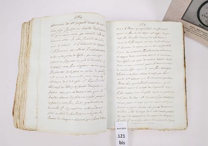[Manuscrit] LAPLATTE (Abbé François) : Mémoires...