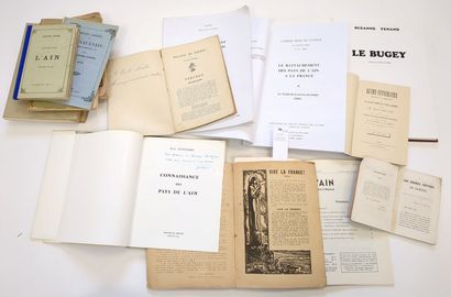 [Ain] 15 volumes ou plaquettes dont :
Cahiers...