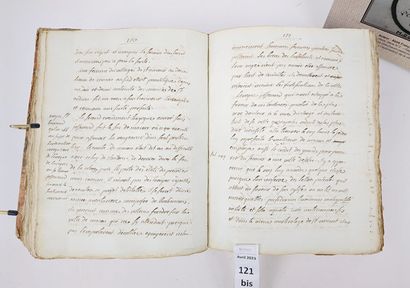 [Manuscrit] LAPLATTE (Abbé François) : Mémoires...