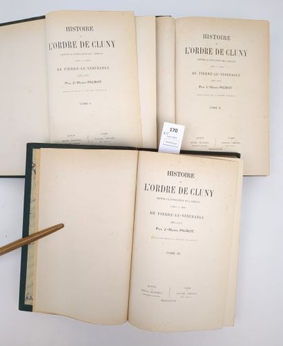 Un lot de 3 ouvrages sur l'Ordre de Cluny

PIGNOT...
