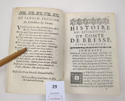 GUICHENON (Germain) : Histoire des révolutions...