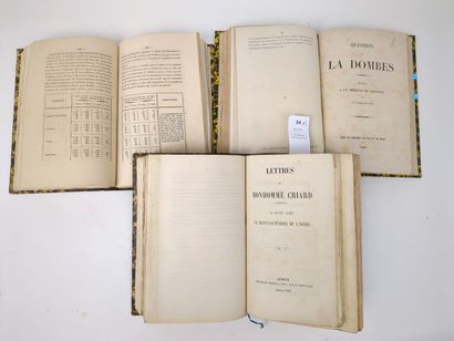 Un lot de 3 ouvrages sur l'AUVERGNE
(Auvergne)....
