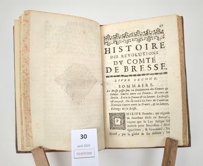 GUICHENON (Germain) : Histoire des révolutions...