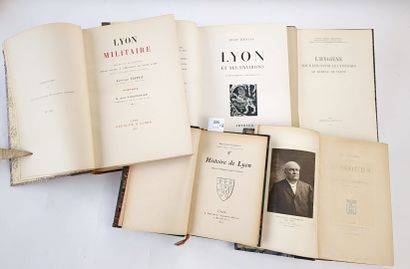 [Lyon] [Rhône]. Un ensemble de 5 volumes...