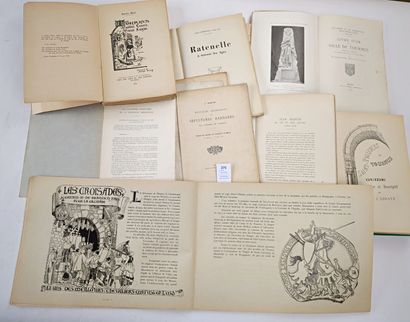 [Bourgogne]. Un ensemble de 10 volumes ou...
