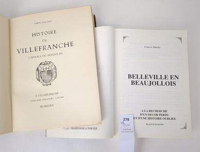 [Beaujolais]. BALLOFFET (Joseph). Histoire...