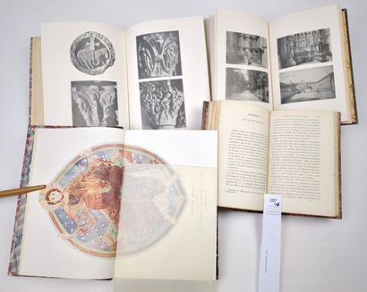 Réunion de 4 volumes reliés relatifs à l'histoire...