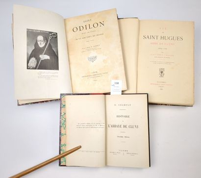 Réunion de 3 volumes reliés relatifs à l'histoire...