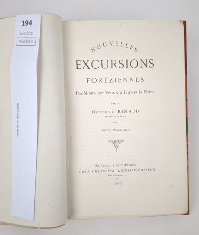[Forez] RIMAUD (Dr Antoine) - Nouvelles excursions...