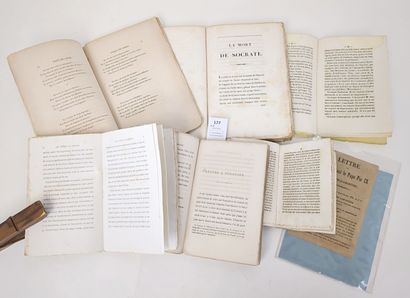 [LAMARTINE, Alphonse, de]. Réunion de 6 titres...