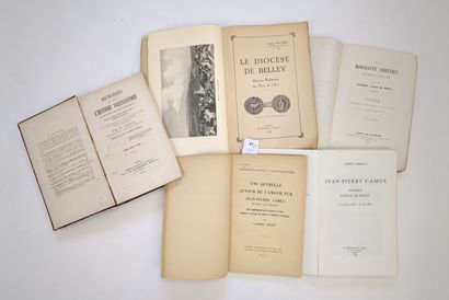 [Ain]. Réunion de 5 volumes relatifs à Belley...