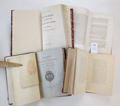 [Saône et Loire]. Un ensemble de 4 volumes...