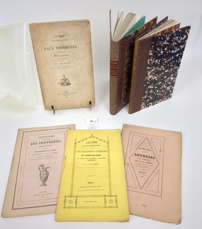 GREPPO (Jean-Gabriel-Honoré). 6 fascicules :...