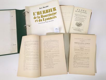 [Bourgogne]. Réunion de 4 volumes, dont :
Flore...
