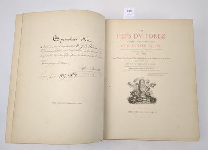 [Forez]. ASSIER DE VALENCHES (M.-P d'.) -...
