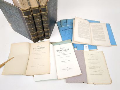 [Bourgogne]. Un ensemble de 21 volumes ou...