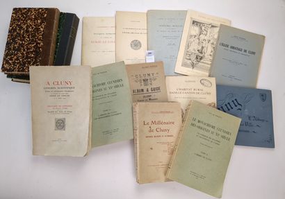 [Bourgogne]. Réunion de 14 volumes ou plaquettes...