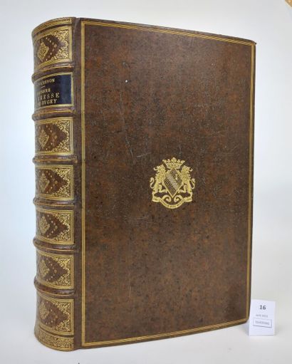 [reliure armoriée] GUICHENON (Samuel) : Histoire...
