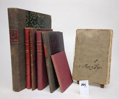 7 volumes sur le patois Stéphanois
(Forez)....