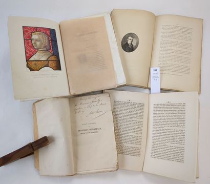 [Ain] [BOURG en BRESSE] Réunion de 4 volumes...