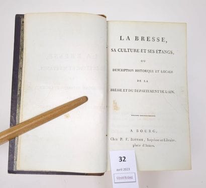 M. D. La Bresse, sa culture et ses étangs,...