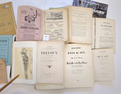 [Ain] 15 volumes ou plaquettes dont :
Cahiers...