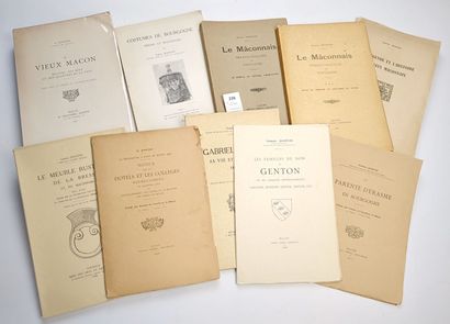 JEANTON (Gabriel). Un ensemble de 10 volumes...