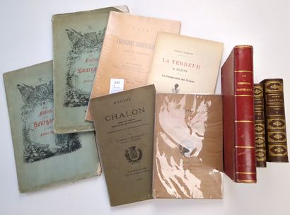 [Bourgogne]. Un ensemble de 9 volumes (accds) :
GARNIER...