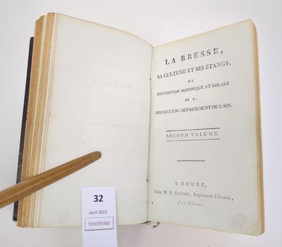 M. D. La Bresse, sa culture et ses étangs,...