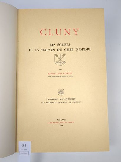 CONANT (Kenneth John). Cluny, les églises...