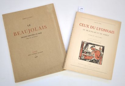 AUDIN(Marius). Le Beaujolais. Images gravées...