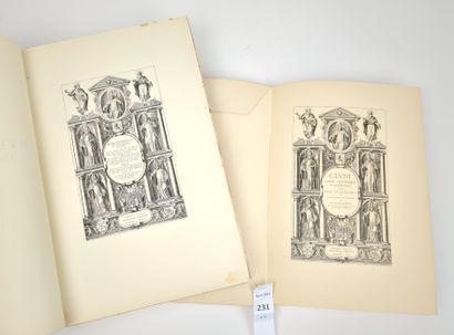 [Bourgogne] [Cluny]. Réunion de deux rares...