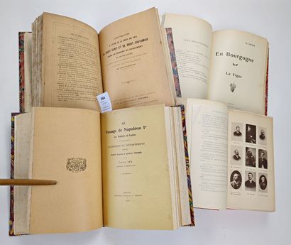 [Bourgogne]. Un ensemble de 4 volumes reliés :

[Anonyme]....