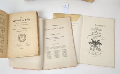 [Ain]. Un ensemble de 5 volumes brochés (états...