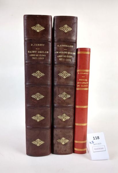 Réunion de 3 volumes reliés relatifs à l'histoire...